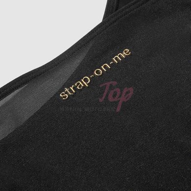 Боді з фіксацією ділдо Strap-On-Me Harness Body Signature - L - Black - фото товару 11