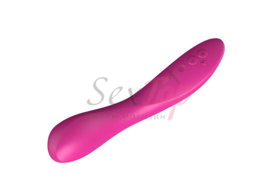 Смарт-вібратор We-Vibe Rave 2 Twisted Pleasure Pink, для точки G та входу в піхву, 2 мотори - фото товару 2