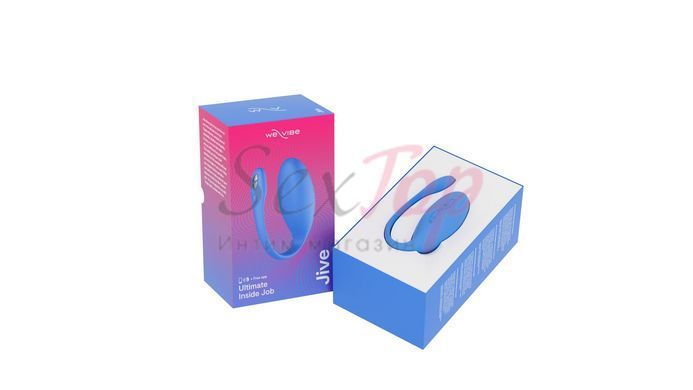 Смарт-виброяйцо We-Vibe Jive Blue &mdash;  фото товара 7