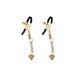 Затискачі для сосків Liebe Seele Hollow Heart Nipple Clamps Gold &mdash; фото 1 з 2