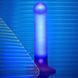 Дилдо, що світиться Strap-On-Me Glow-LED Dildo Purple - M &mdash; фото 7 з 9