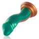 Фалоімітатор для фістингу на присосці зелено-золотистий Epic Python Dildo Cobra, Зелений фото 4