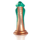 Фалоімітатор для фістингу на присосці зелено-золотистий Epic Python Dildo Cobra, Зелений фото 2