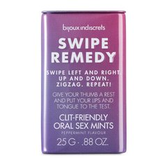 Мятные конфеты Bijoux Indiscrets Swipe Remedy – clitherapy oral sex mints, без сахара, срок 31.08.23 SO5911 фото
