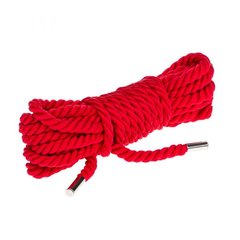 Веревка для бондажа Premium Silky 5M Red  280298 фото