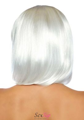 Перука, що світиться в темряві Leg Avenue Pearl short natural bob wig White, коротка, перлинна, 33 с SO7937 фото