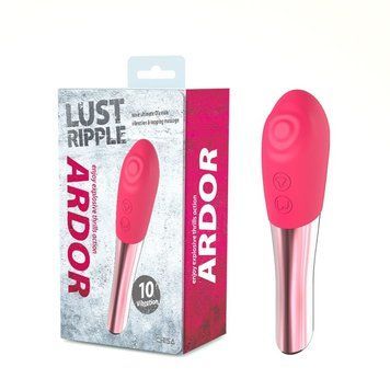 Кліторальний стимулятор рожевого кольору Chisa Lust Ripple Ardor, Рожевий - 1