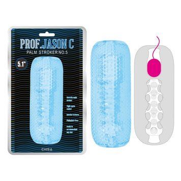 Насадка на член голубого цвета Chisa Palm Stroker 5, Голубой - 1