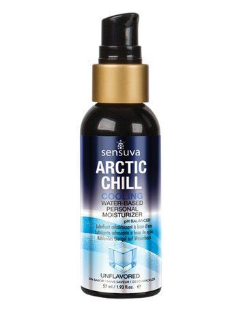 Лубрикант на водной основе Sensuva - Arctic Chill Cooling (57 мл), без глицерина и парабенов &mdash;  фото товара 1