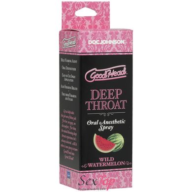 Спрей для минета Doc Johnson GoodHead DeepThroat Spray – Watermelon 59 мл для глубокого минета SO3491 фото