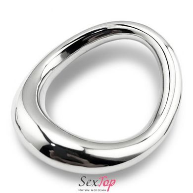 Стальное эрекционное кольцо на головку пениса Curved Penis Ring Small IXI61073 фото