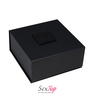 Преміум нашийник LOVECRAFT розмір S чорний, натуральна шкіра, в подарунковій упаковці SO3301 фото