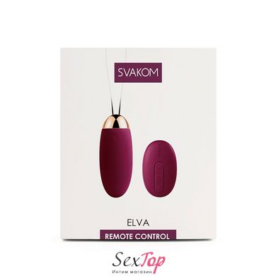 Віброяйце з пультом керування Svakom Elva Violet SO4836 фото