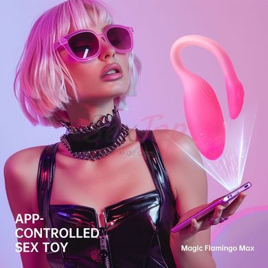 Смарт-віброяйце Magic Motion Flamingo Max Pink - фото товару 13