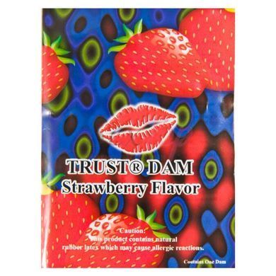 Латексная салфетка Latex Dental Dams Strawberry 1 шт &mdash;  фото товара 2