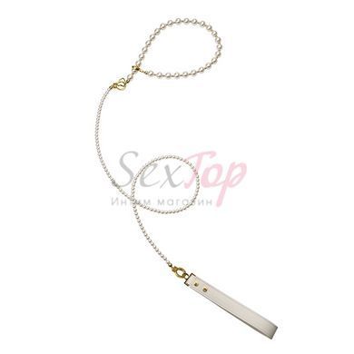 Жемчужный ошейник с поводком и наручниками LOCKINK Pearl Bondage & Restraint Set &mdash;  фото товара 2