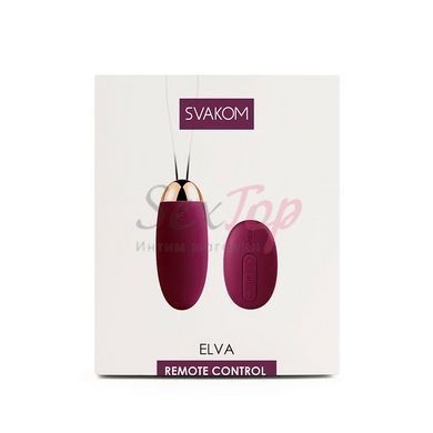 Виброяйцо с пультом управления Svakom Elva Violet &mdash;  фото товара 8