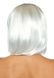 Перука, що світиться в темряві Leg Avenue Pearl short natural bob wig White, коротка, перлинна, 33 с SO7937 фото 4