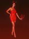 Сукня лакована червона "Спокусниця Марго" XL, блискавка на всю довжину позаду SO6755 фото 3