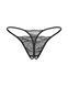 Набор трусиков с доступом Obsessive Bianca 2-pack crotchless thong L/XL &mdash; фото 6 из 7