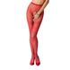Еротичні колготки-бодістокінг Passion S010 red, з доступом, геометричний малюнок PSS010R фото 1