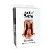 Сексуальное платье из сетки Art of Sex- Sharlotte черное L-2XL &mdash; фото 3 из 4