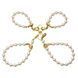 Жемчужный ошейник с поводком и наручниками LOCKINK Pearl Bondage & Restraint Set &mdash; фото 3 из 9