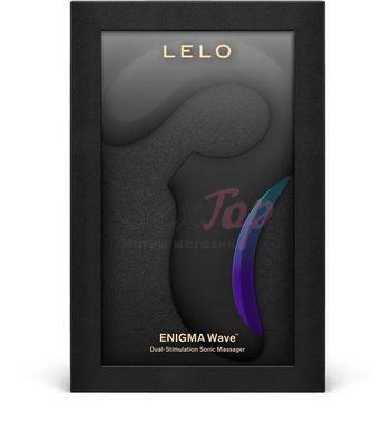 Кліторально-вагінальний звуковий стимулятор LELO Enigma WAVE Black - фото товару 6