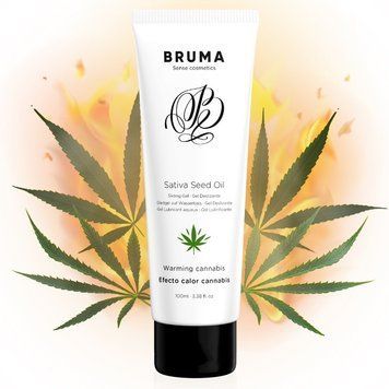 Лубрикант Sativa Sedd Oil Sliding Gel Warming Cannabis Flavor, 100мл &mdash;  фото товара 1