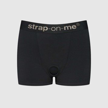 Шорты с фиксацией дилдо Strap-On-Me Harness Lingerie Allure -S - Black,  - 1