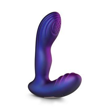 Анальна вібропробка з пульсацією Hueman - Galaxy Tapping Buttplug,  - 1