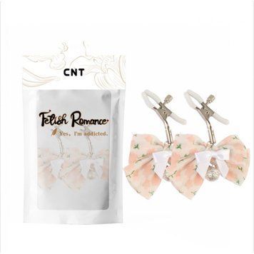 Затискачі для сосків БДСМ Cherry Blossom Nipple Jingle Clamps білий - фото товару 1