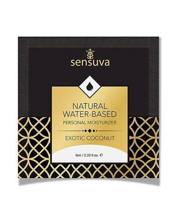 Пробник Sensuva - Natural Water-Based Exotic Coconut (6 мл) - фото товару 1