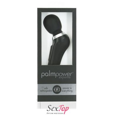 Мощный вибромассажер PalmPower EXTREME - Black водонепроницаемый, с плавной регулировкой SO3477 фото