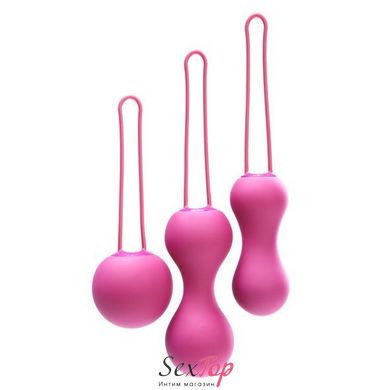 Набор вагинальных шариков Je Joue - Ami Fuchsia, диаметр 3,8-3,3-2,7см, вес 54-71-100гр SO3044 фото
