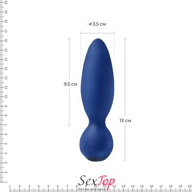 Анальна вібропробка Adrien Lastic Little Rocket макс. діаметр 3,5 см, soft-touch SO4482 фото
