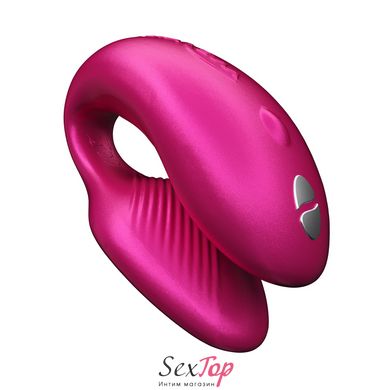 Смарт-вибратор для пар We-Vibe Chorus Cosmic Pink, сенсорное управление вибрациями сжатием пульта SO6921 фото