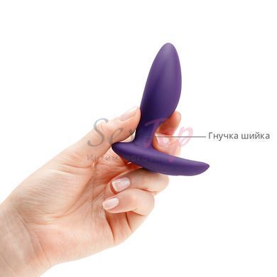 Анальна смарт-вібропробка We-Vibe Ditto Purple з пультом ДК - фото товару 3