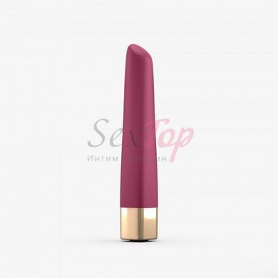 Мощный минивибратор Love To Love Delight Me Prune с мягким кончиком, 16 режимов работы,  - 2