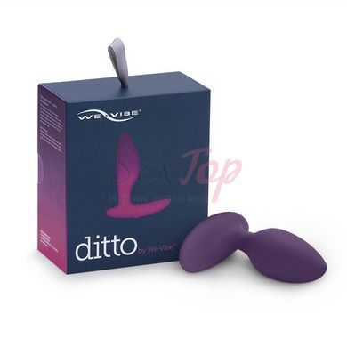 Анальна смарт-вібропробка We-Vibe Ditto Purple з пультом ДК - фото товару 8