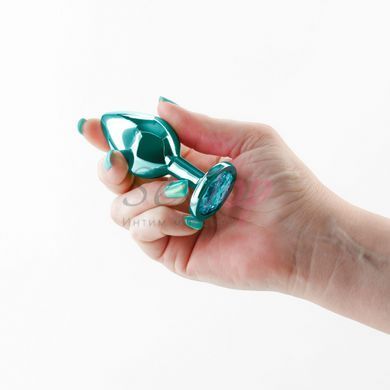 Анальна пробка NS Novelties Rear Assets - Medium - Teal - фото товару 2