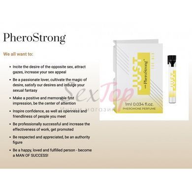 Духи с феромонами PheroStrong pheromone Just for Men 1мл &mdash;  фото товара 2