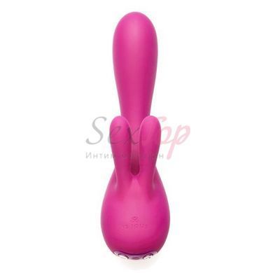 Вибратор-кролик Je Joue - Fifi Fuchsia с тремя моторами, глубокая вибрация &mdash;  фото товара 3