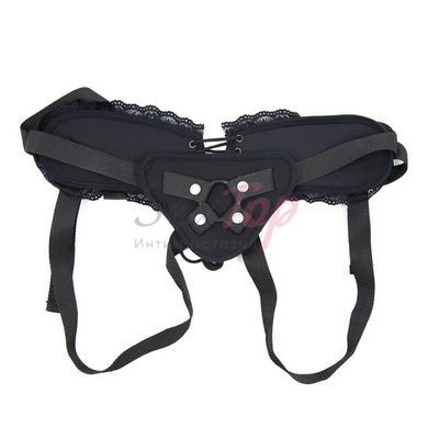 Трусики для кріплення страпона чорного кольору Vscnovelty Harness Strap on - фото товару 2