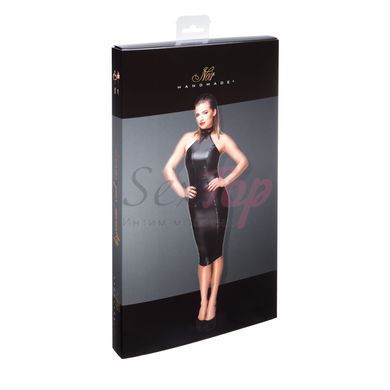 Платье Noir Handmade F160 Powerwetlook pencil dress - XL &mdash;  фото товара 6