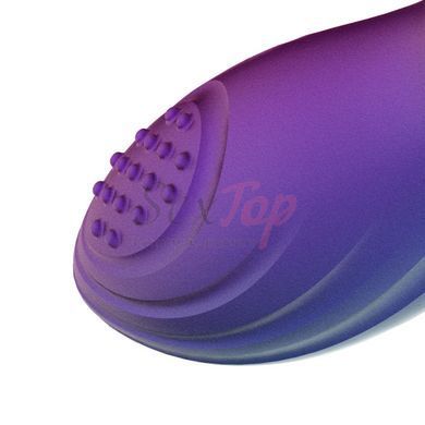 Анальна вібропробка з пульсацією Hueman - Galaxy Tapping Buttplug - фото товару 7
