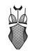 Боди с открытой грудью Passion DOMINICA BODY XXL/XXXL black, воротник-чокер, корсет &mdash; фото 3 из 7