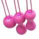 Набор вагинальных шариков Je Joue - Ami Fuchsia, диаметр 3,8-3,3-2,7см, вес 54-71-100гр SO3044 фото 2