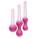 Набор вагинальных шариков Je Joue - Ami Fuchsia, диаметр 3,8-3,3-2,7см, вес 54-71-100гр SO3044 фото 1