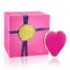 Вібратор-сердечко Rianne S: Heart Vibe Rose, 10 режимів, медичний силікон, подарункове паковання SO3874 фото 1
